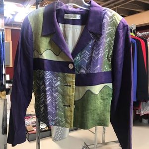 Canvasbacks Purple and Green Jacket